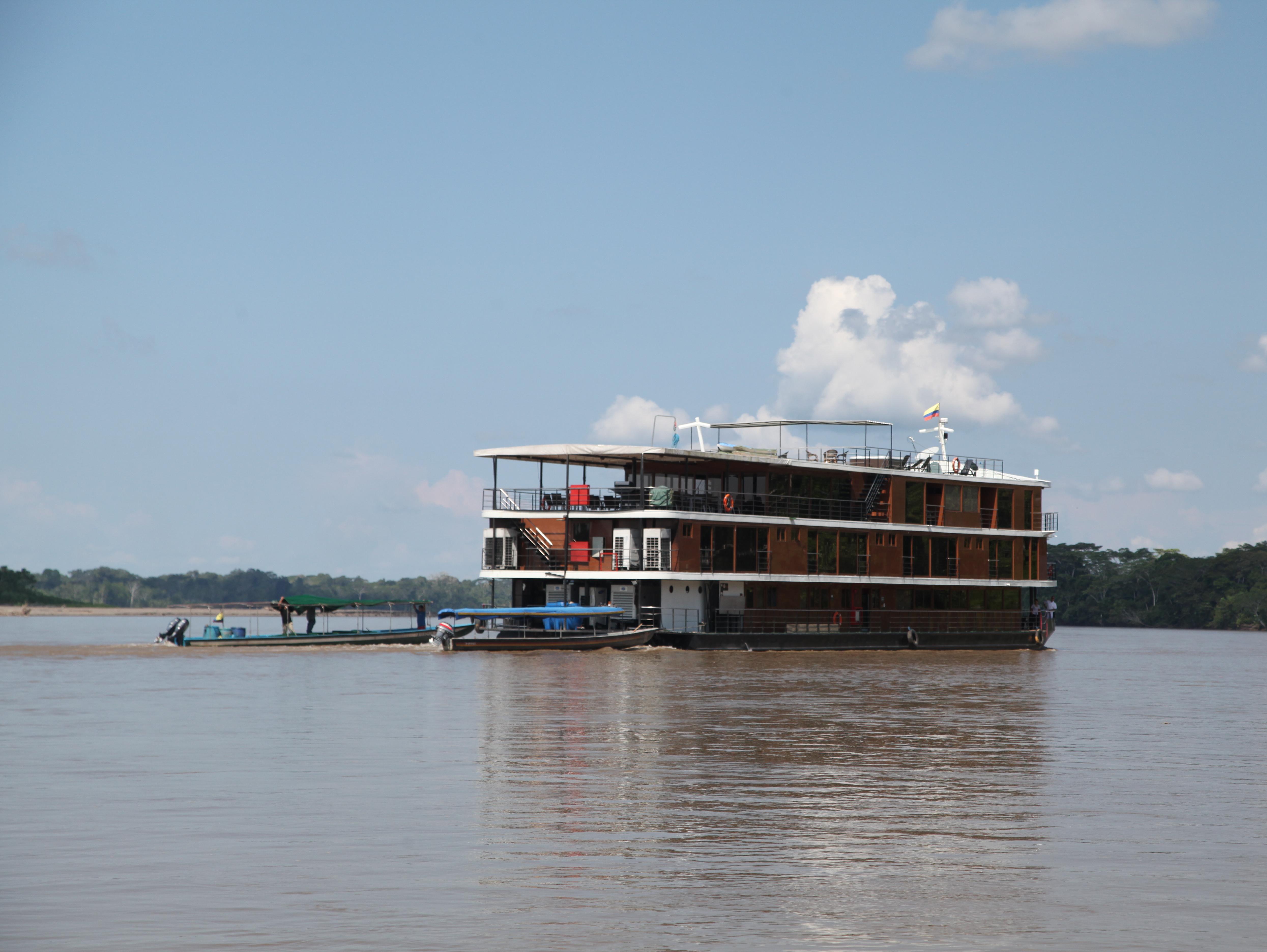Luxury Amazon cruise vessel