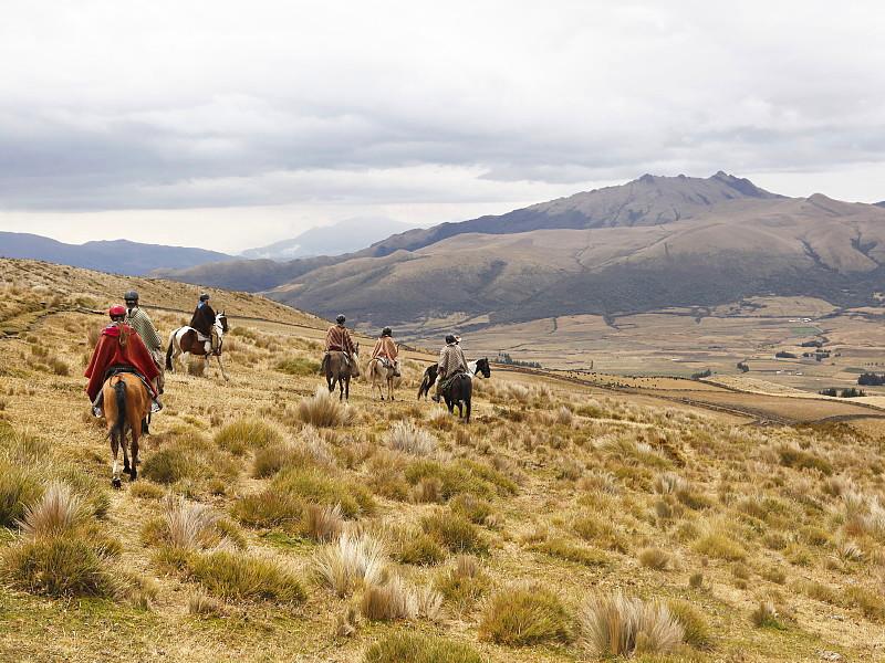 Horse riding in Cotopaxi, Ecuador mainland adventures